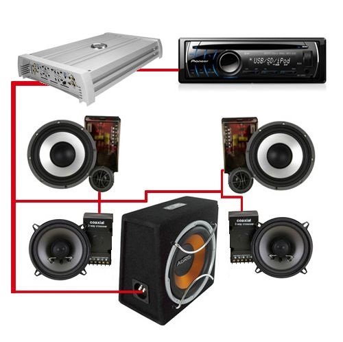 Установка и подключение автомобильного савбуфера в гаражных условиях