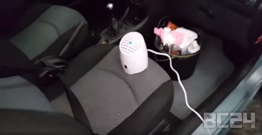 Как избавится от неприятного запаха в машине - озонатор