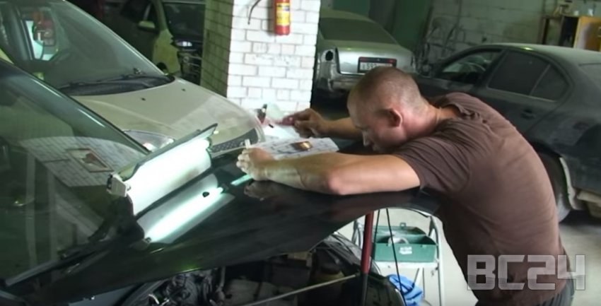 Как устранить вмятины от града без покраски с видео