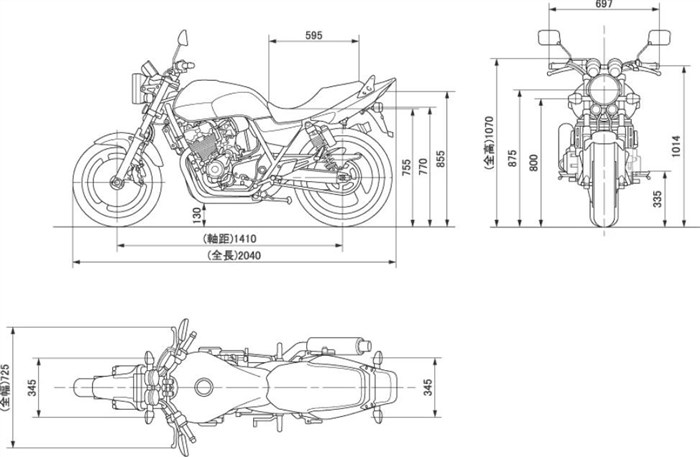 Чоппер Мотоцикл Хонда 400 бу Авто • История модели