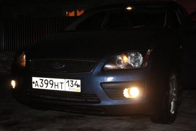 Форд Фокус не Горят Габаритные Огни. Osram н7 original