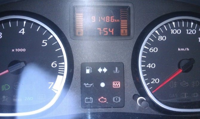 Ошибки Рено Дастер Дизель на Панели • Возможные неисправности