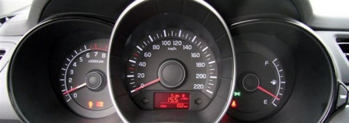 Киа Рио 3 Горит Подушка Безопасности Знак восклицания