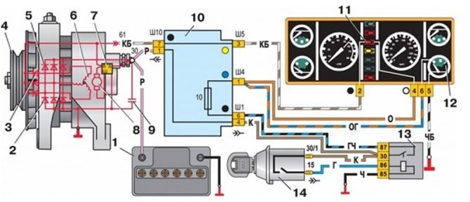 Ваз 2104 Зарядки Нет Лампа не Горит – Немного теории