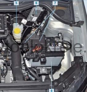 Не Горят Задние Габариты Volkswagen Polo Предохранитель бензонасоса