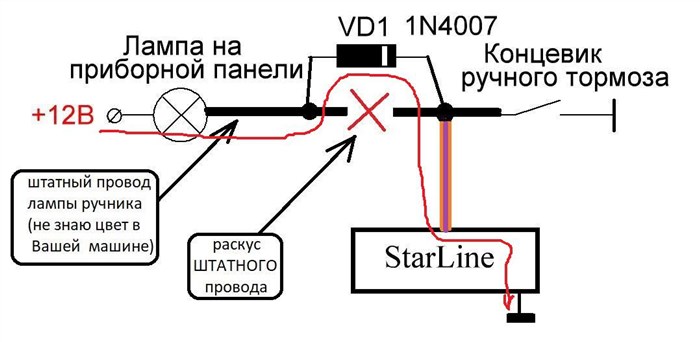 Ваз 2107 Горит Лампочка Ручного Тормоза Диодный мост