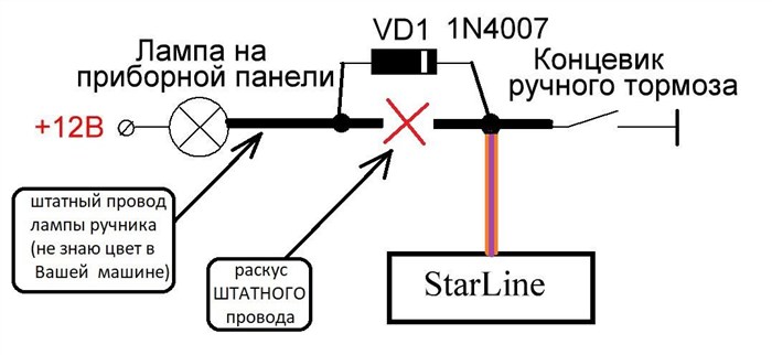 Ваз 2107 Горит Лампочка Ручного Тормоза Диодный мост