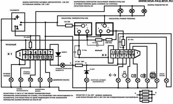 Не Горит Лампа Аккумулятора Ваз Нива • Панель нива 2131