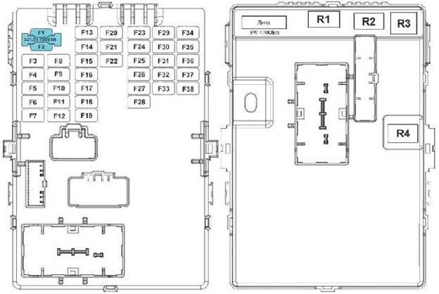 Не Горят Противотуманки на Киа Спортейдж • Блок под капотом