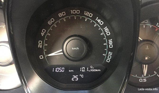 Лада Веста Горит Ключик на Приборной © Дополнительное оборудование