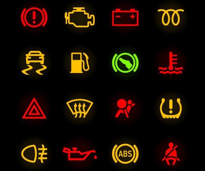 Горит Brake на Панели Приборов Тойота – Предупреждающие символы