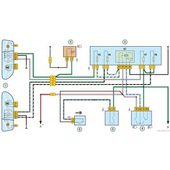 Не Горит Ближний Свет на Мазда Демио © Блок под капотом