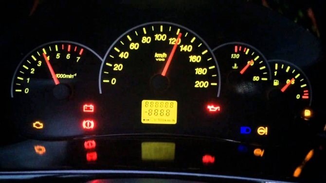 Горит Вся Приборная Панель Ваз 2109 © Красные индикаторы