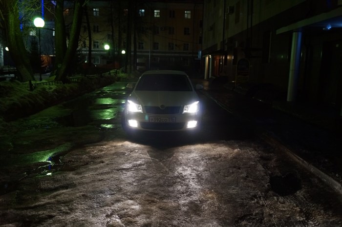 Светодиоды в Дхо Шкода Октавия а5 Без Ошибок – Режим туман