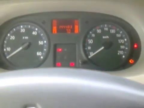 Рено Кангу Ошибки на Панели Приборов • Контроль выбросов