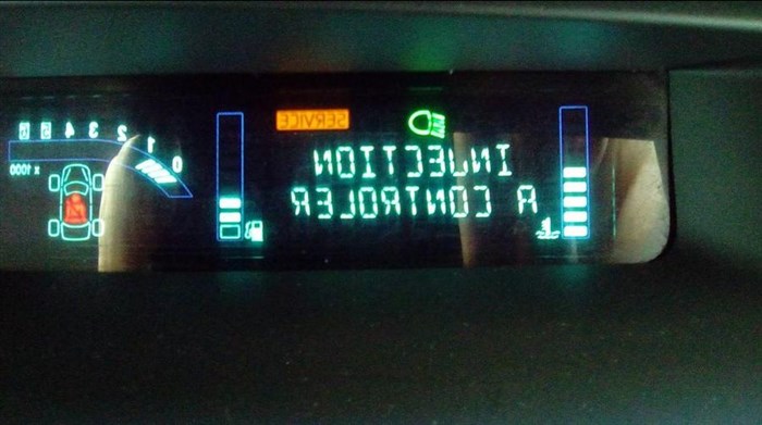 Fault in Fuel Injection Renault Vel Satis © Отображение информации