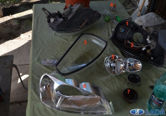 Горят Лампочки Ближнего Света на Приоре • Процесс установки